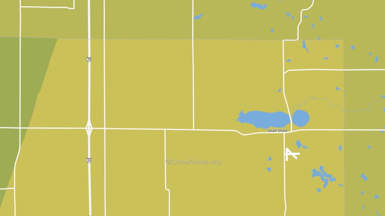 57263, SD Map of Drug-Related Crime Rates