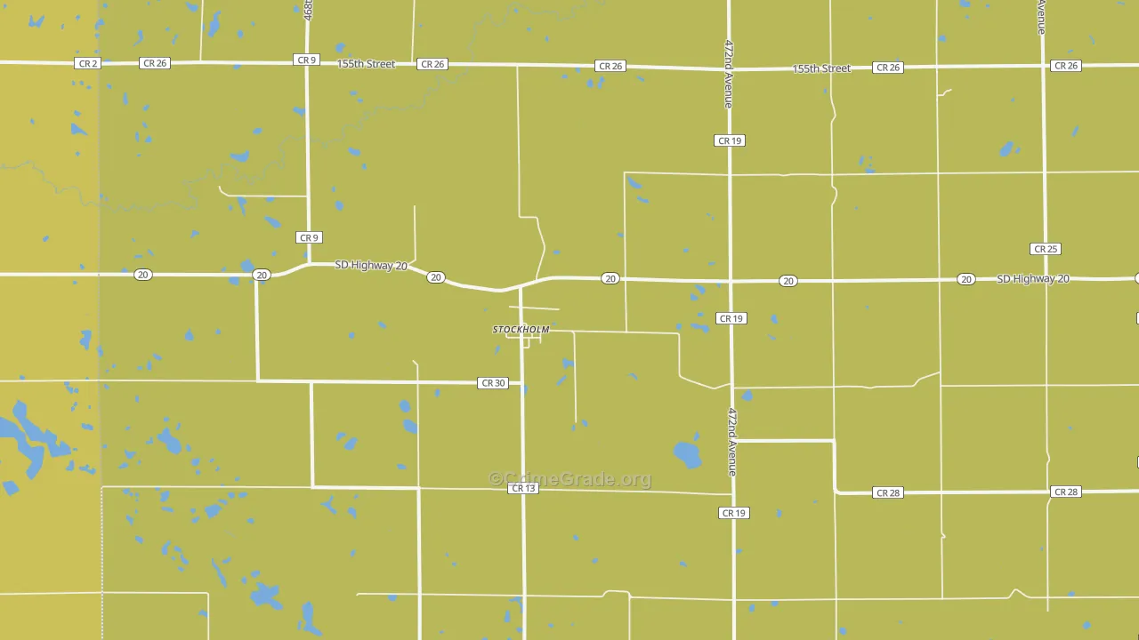 57264, SD Map of Drug-Related Crime Rates