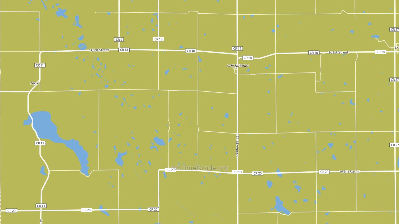 57265, SD Map of Drug-Related Crime Rates