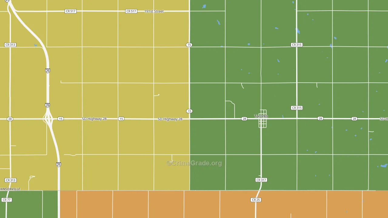57268, SD Map of Drug-Related Crime Rates