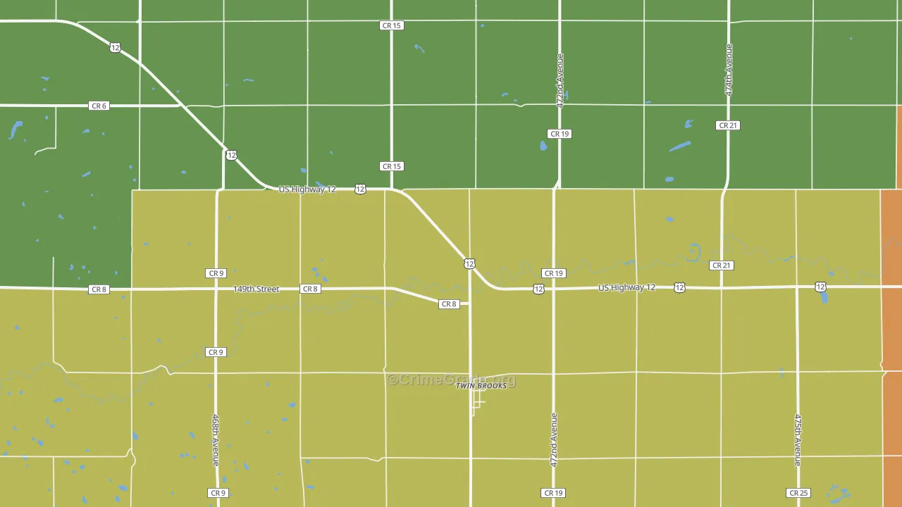 57269, SD Map of Drug-Related Crime Rates
