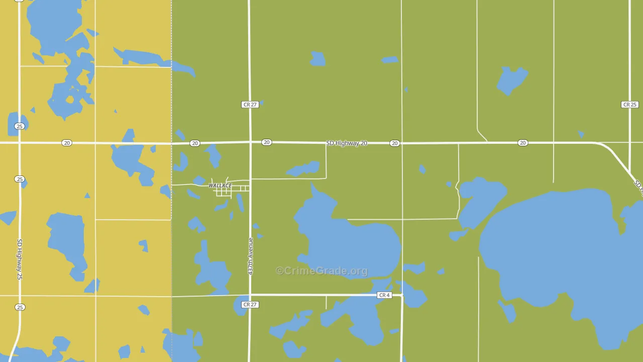 57272, SD Map of Drug-Related Crime Rates