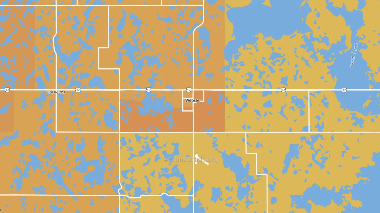 57274, SD Map of Drug-Related Crime Rates