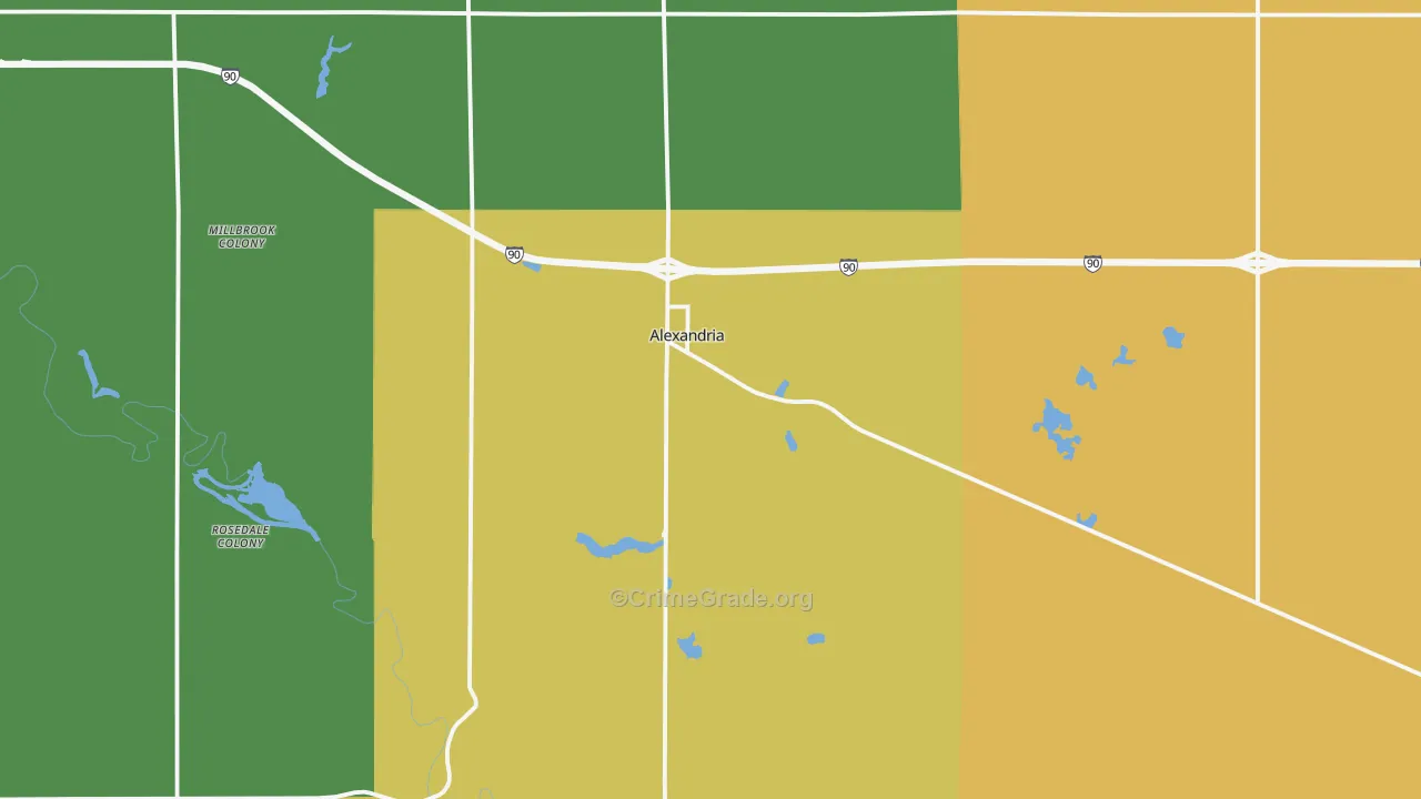 57311, SD Map of Drug-Related Crime Rates