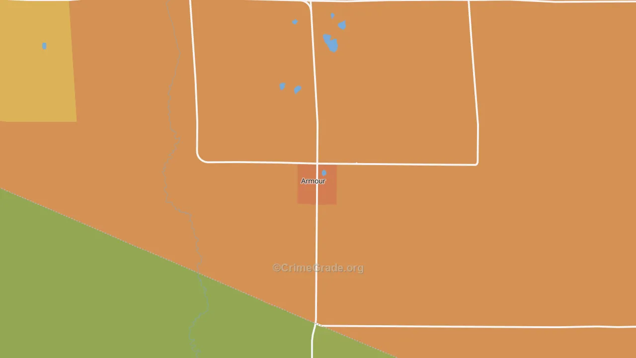 57313, SD Map of Drug-Related Crime Rates