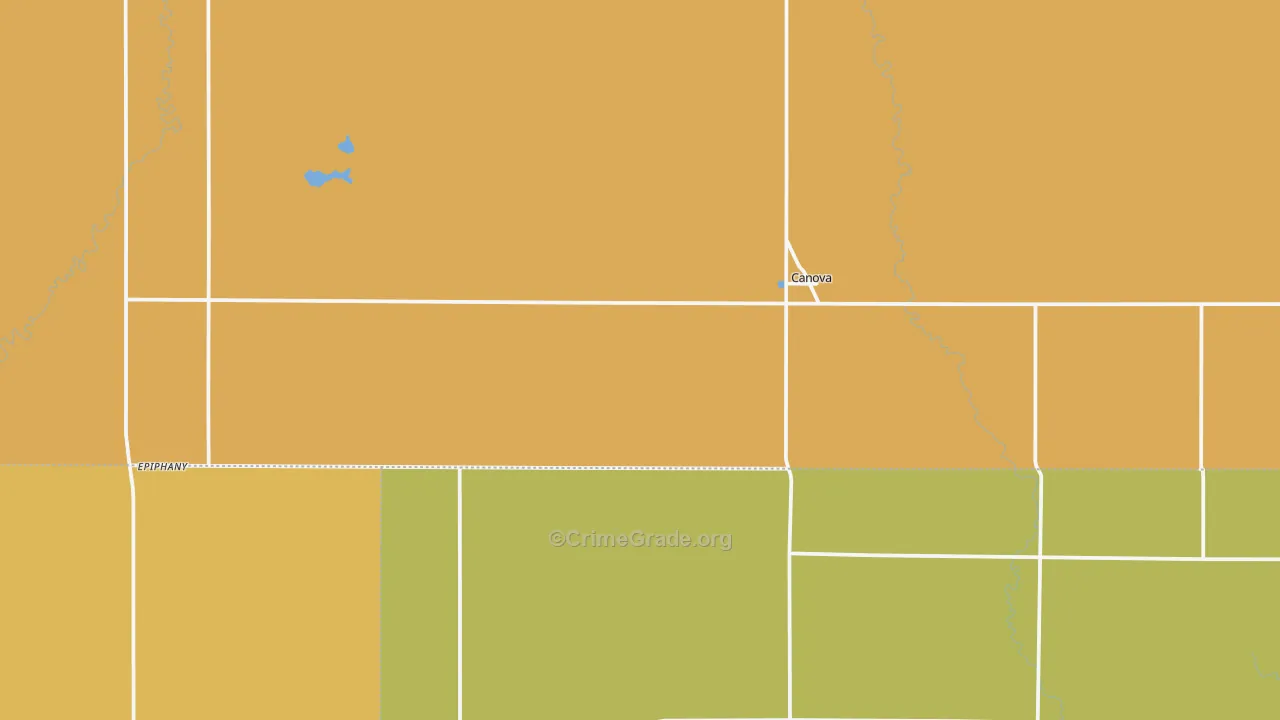 57321, SD Map of Drug-Related Crime Rates