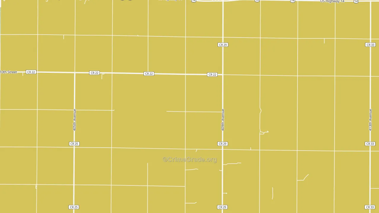 57324, SD Map of Drug-Related Crime Rates