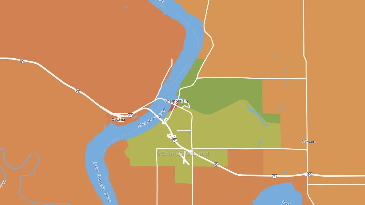 57325, SD Map of Drug-Related Crime Rates