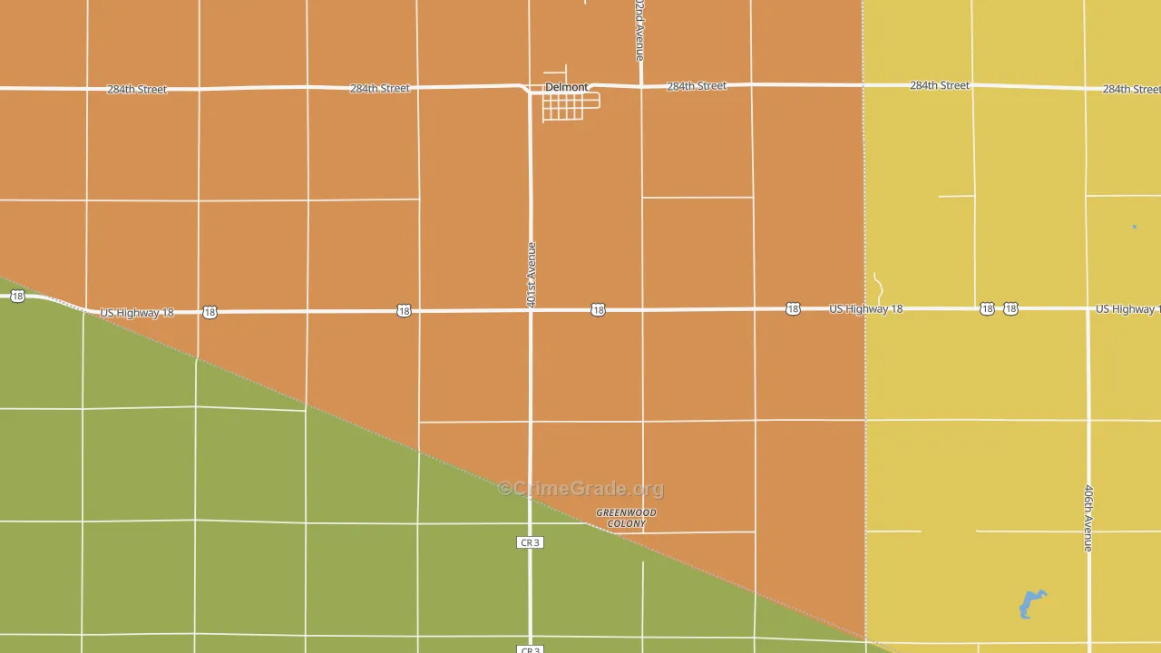57330, SD Map of Drug-Related Crime Rates