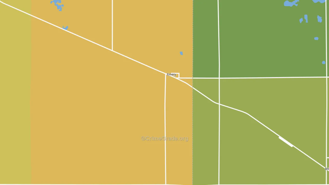 57332, SD Map of Drug-Related Crime Rates