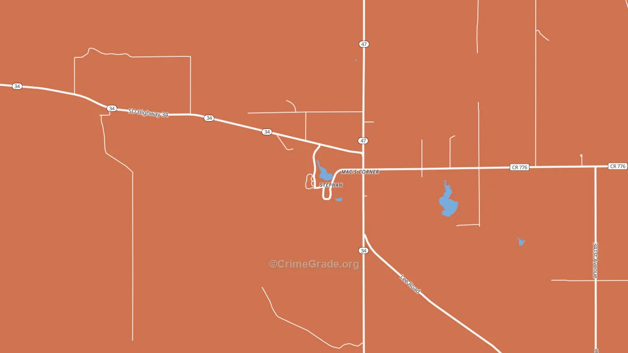 57346, SD Map of Drug-Related Crime Rates