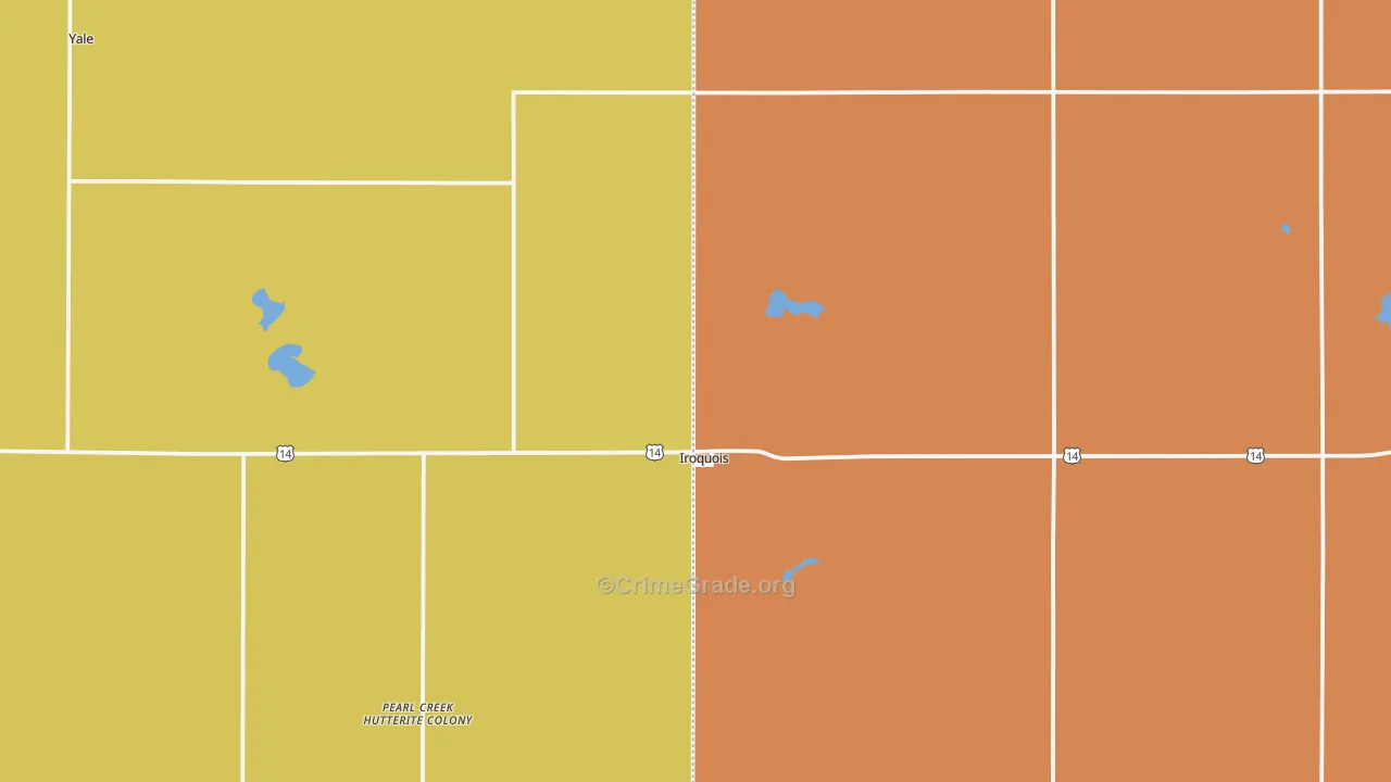 57353, SD Map of Drug-Related Crime Rates