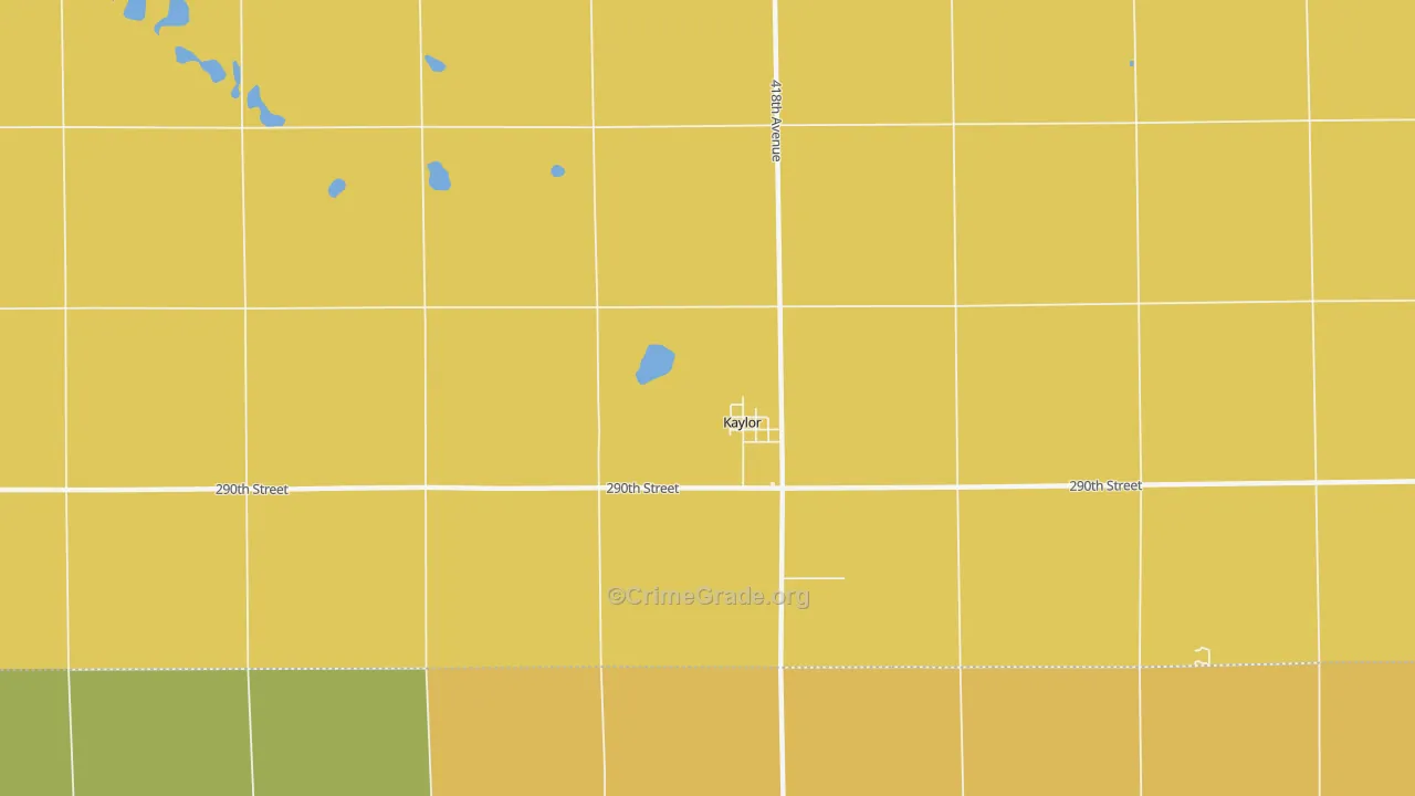 57354, SD Map of Drug-Related Crime Rates