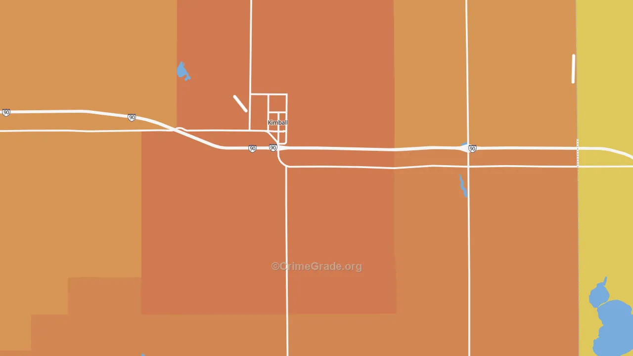 57355, SD Map of Drug-Related Crime Rates