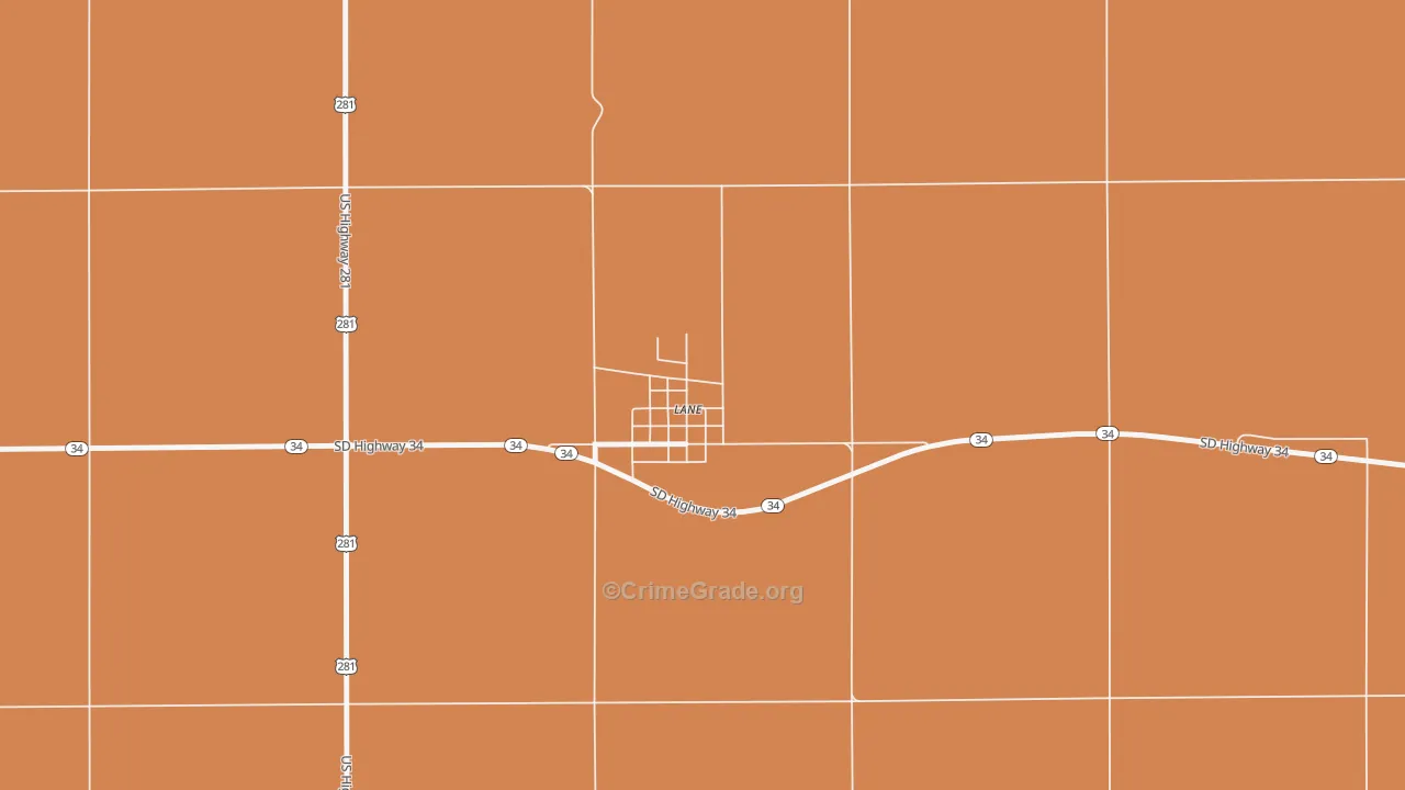 57358, SD Map of Drug-Related Crime Rates