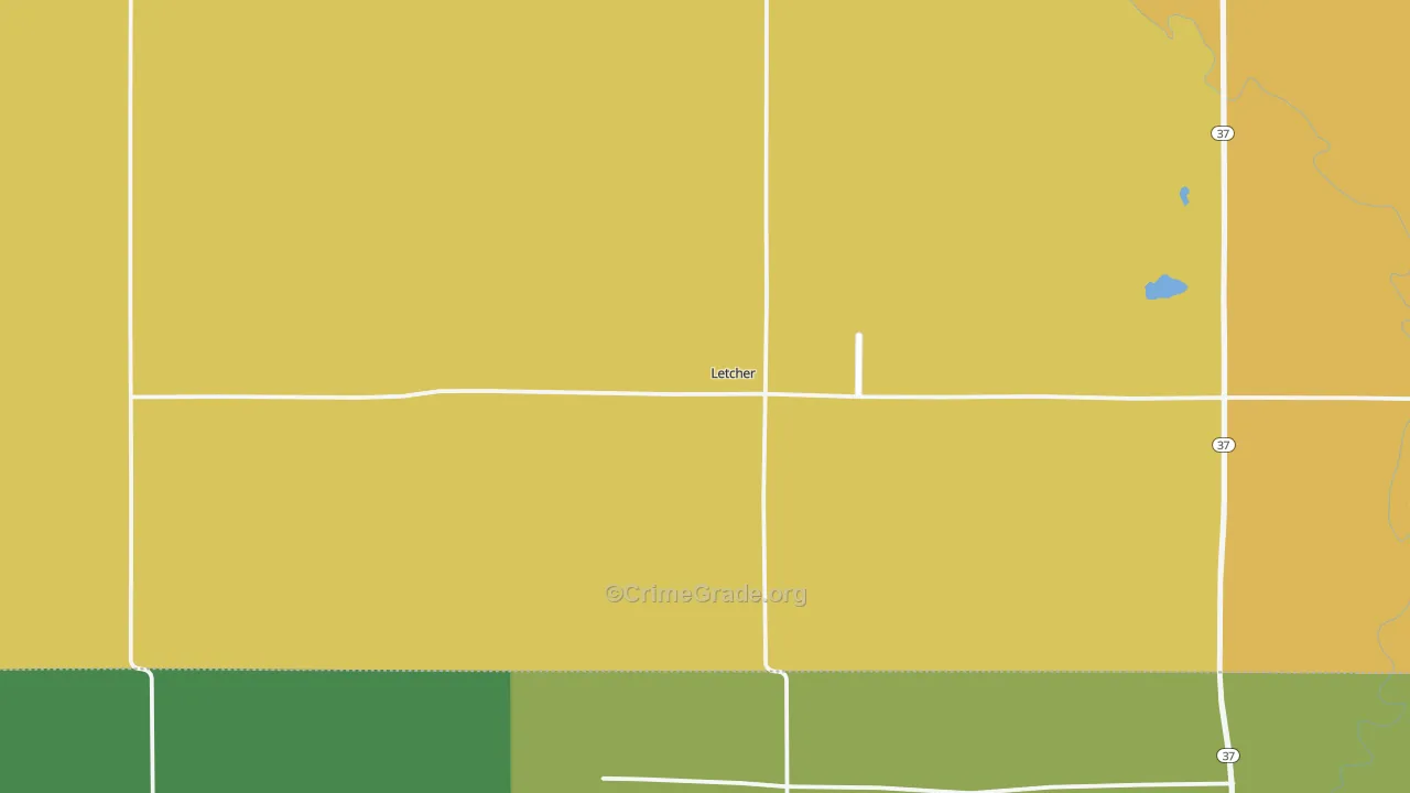 57359, SD Map of Drug-Related Crime Rates
