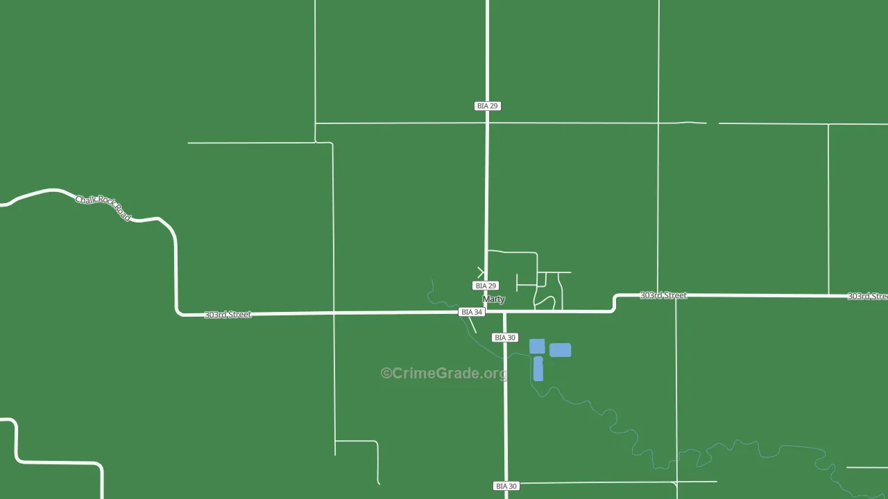 57361, SD Map of Drug-Related Crime Rates
