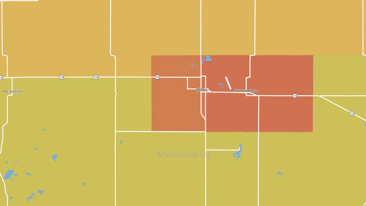 57362, SD Map of Drug-Related Crime Rates