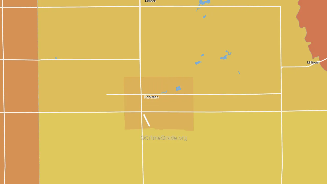57366, SD Map of Drug-Related Crime Rates