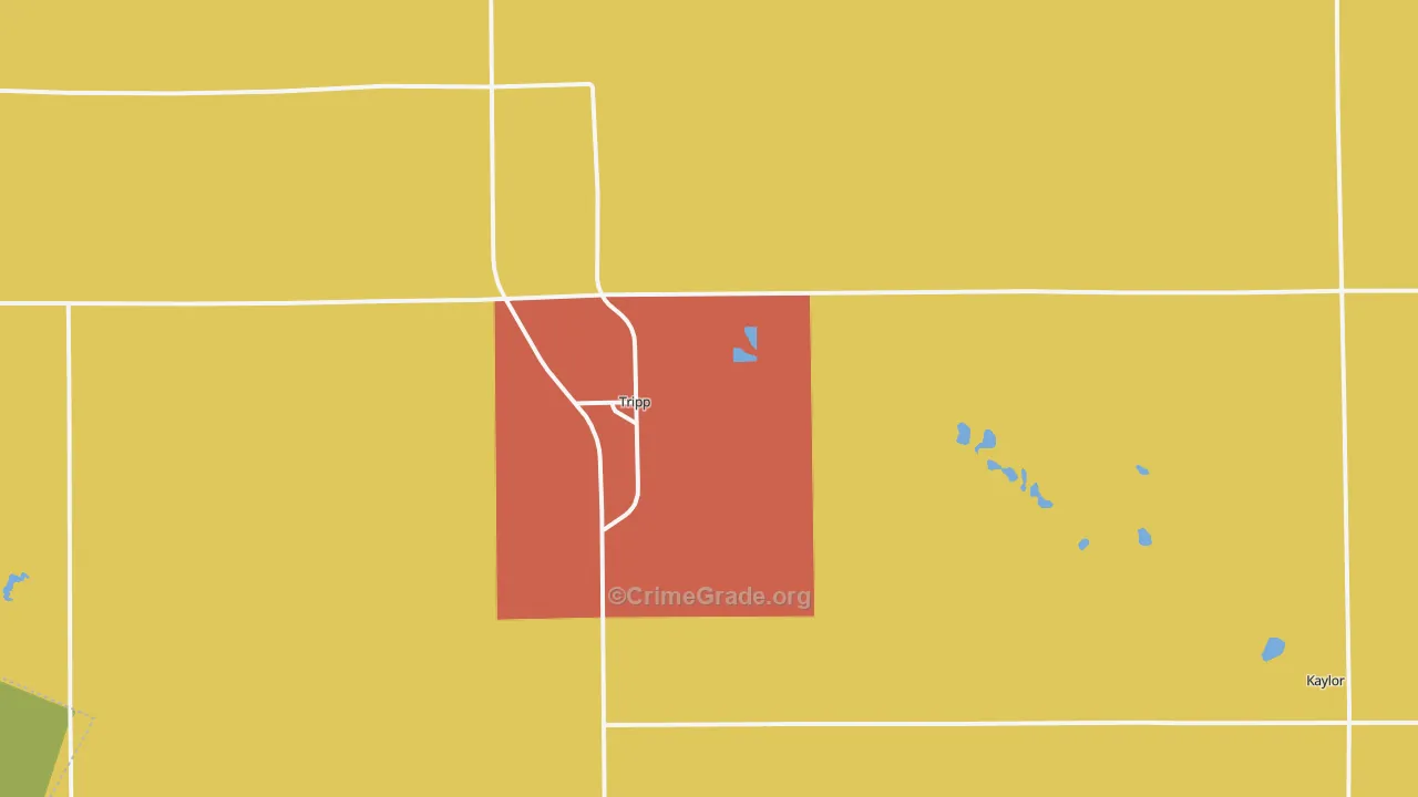 57376, SD Map of Drug-Related Crime Rates