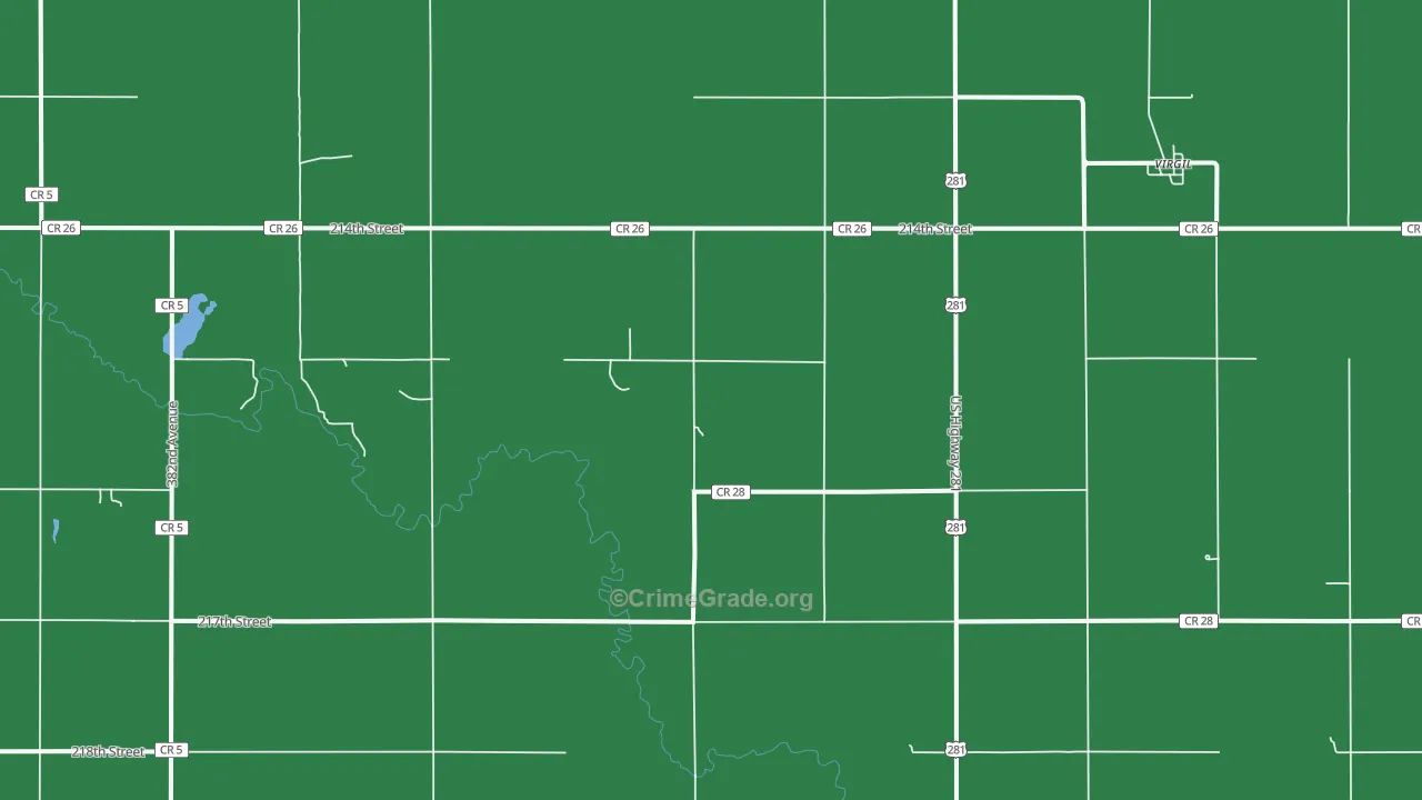 57379, SD Map of Drug-Related Crime Rates