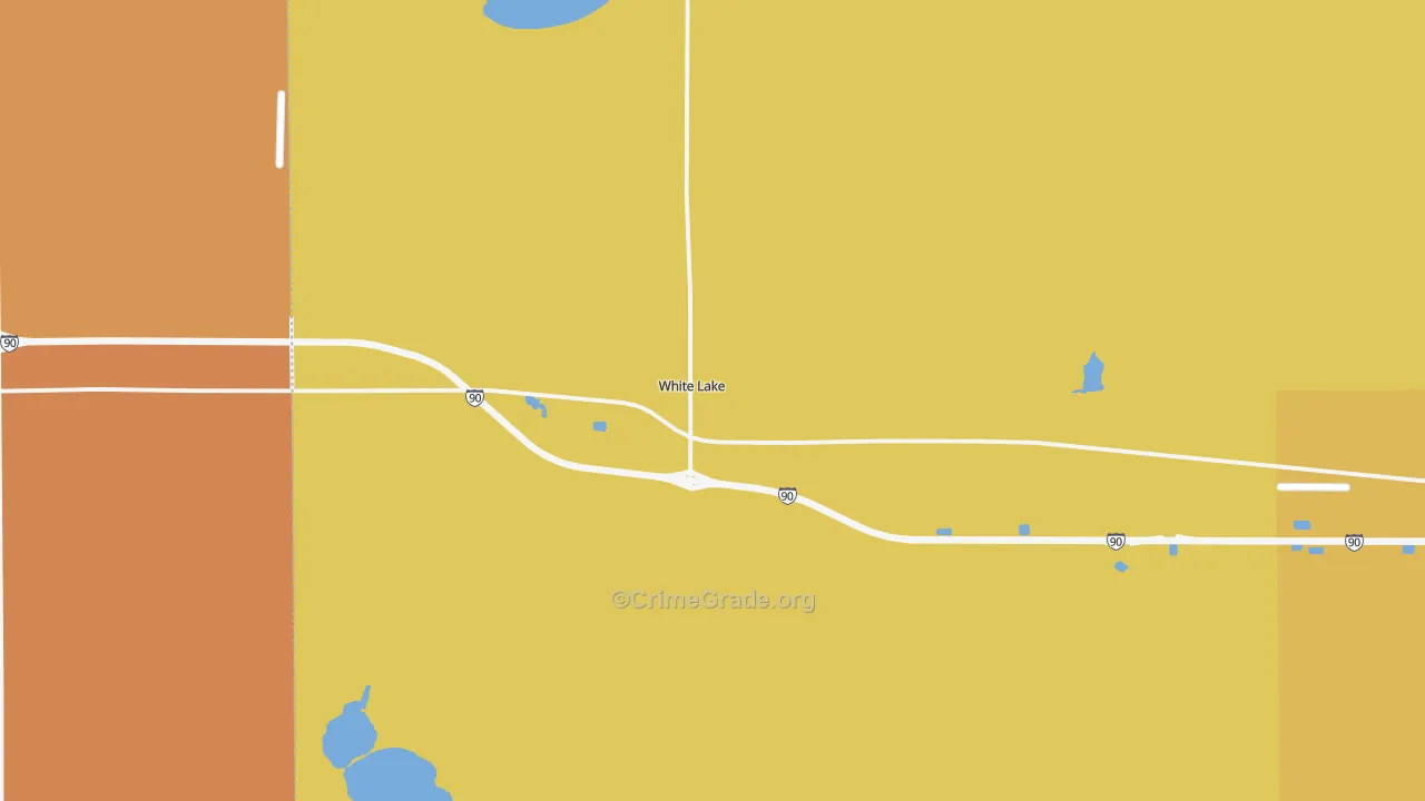 57383, SD Map of Drug-Related Crime Rates
