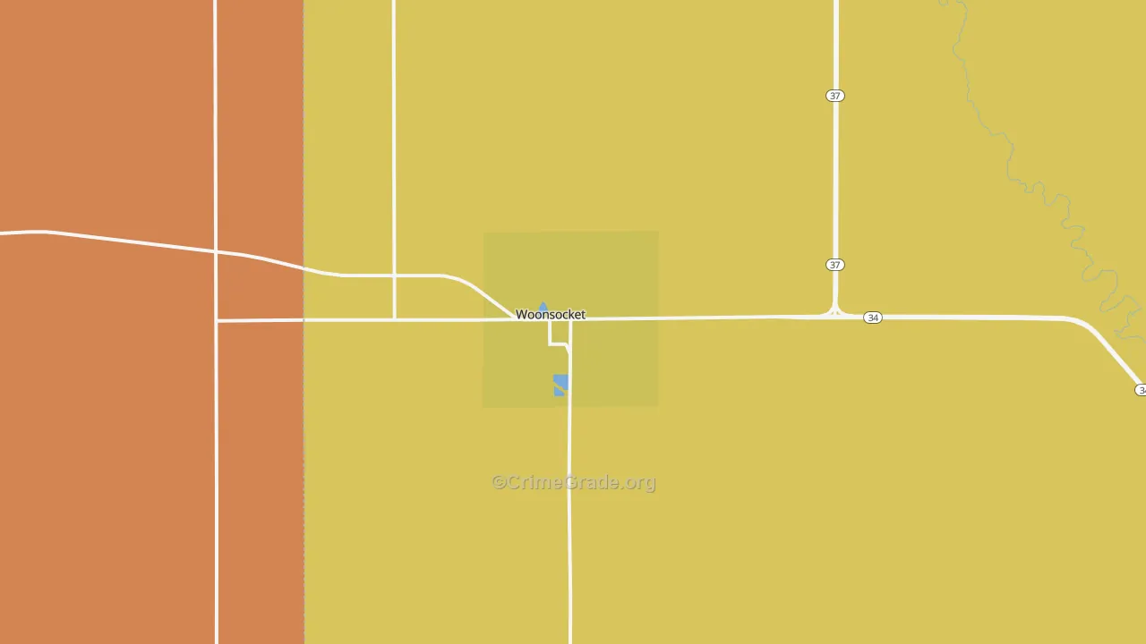 57385, SD Map of Drug-Related Crime Rates
