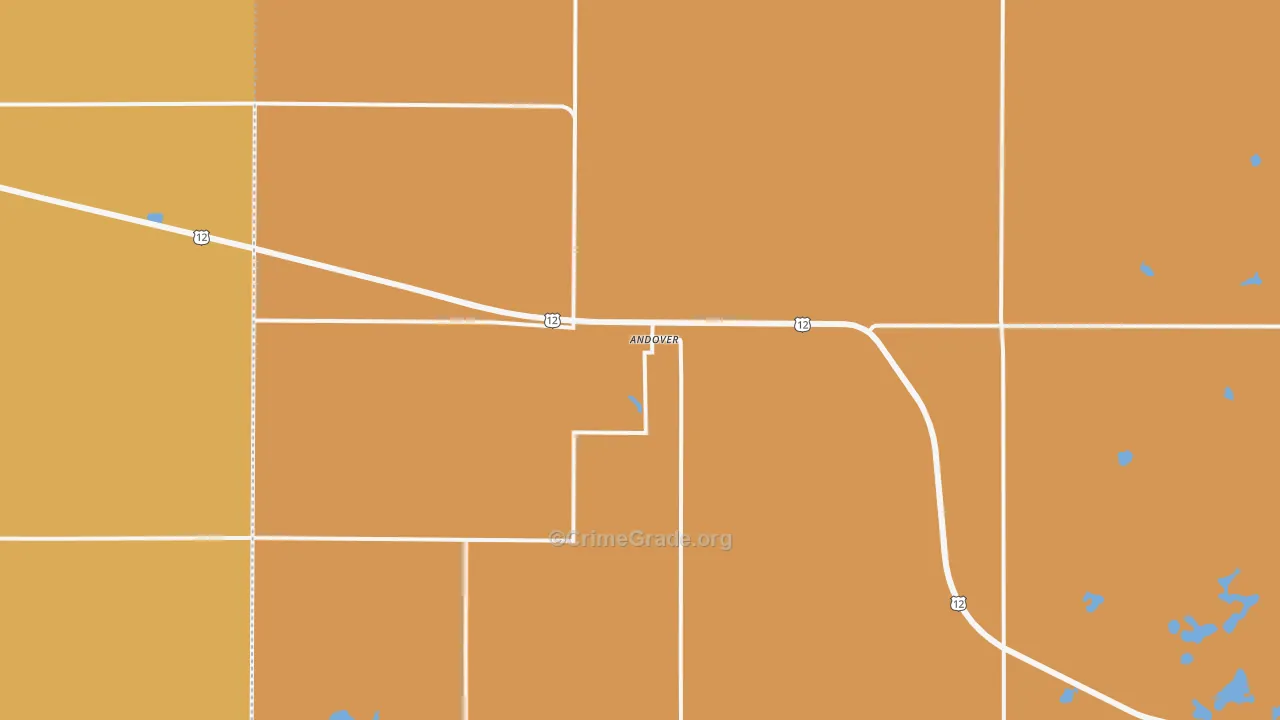 57422, SD Map of Drug-Related Crime Rates