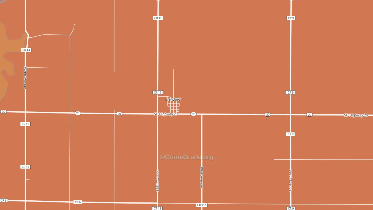 57429, SD Map of Drug-Related Crime Rates