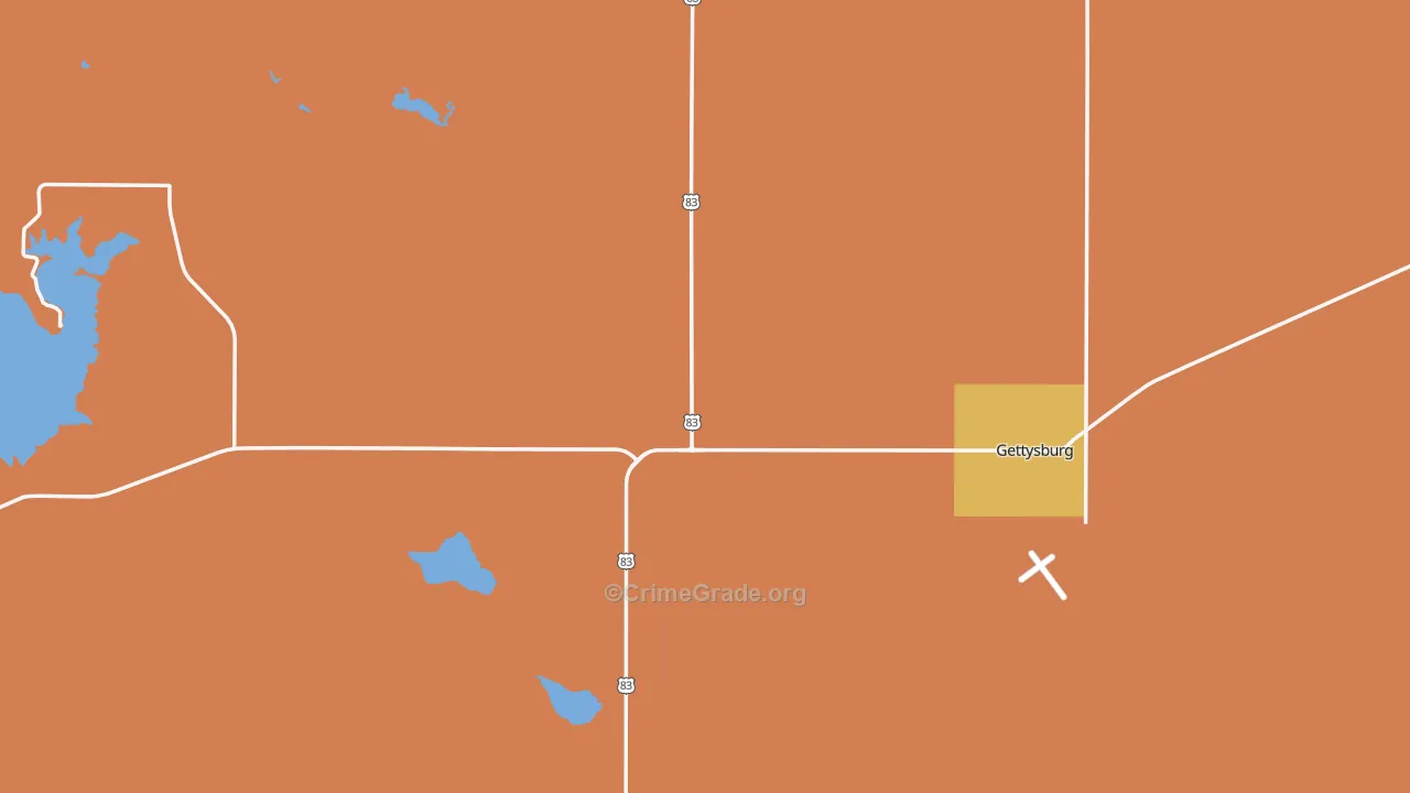 57442, SD Map of Drug-Related Crime Rates
