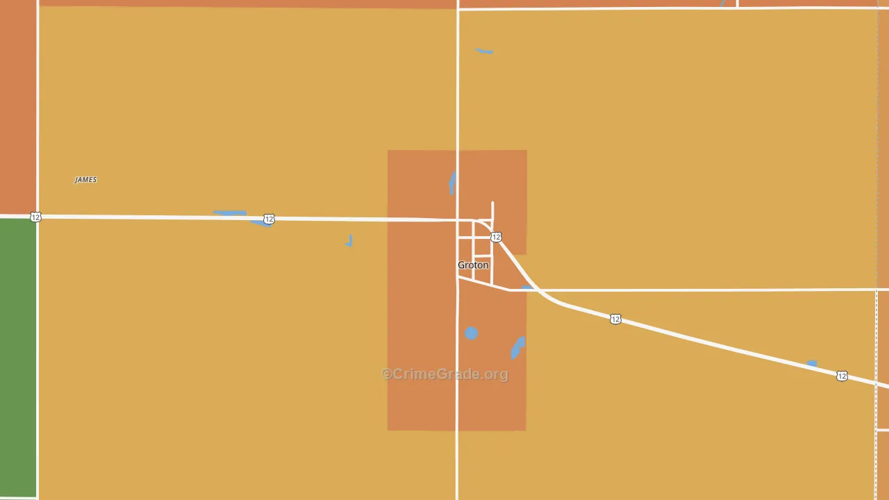 57445, SD Map of Drug-Related Crime Rates