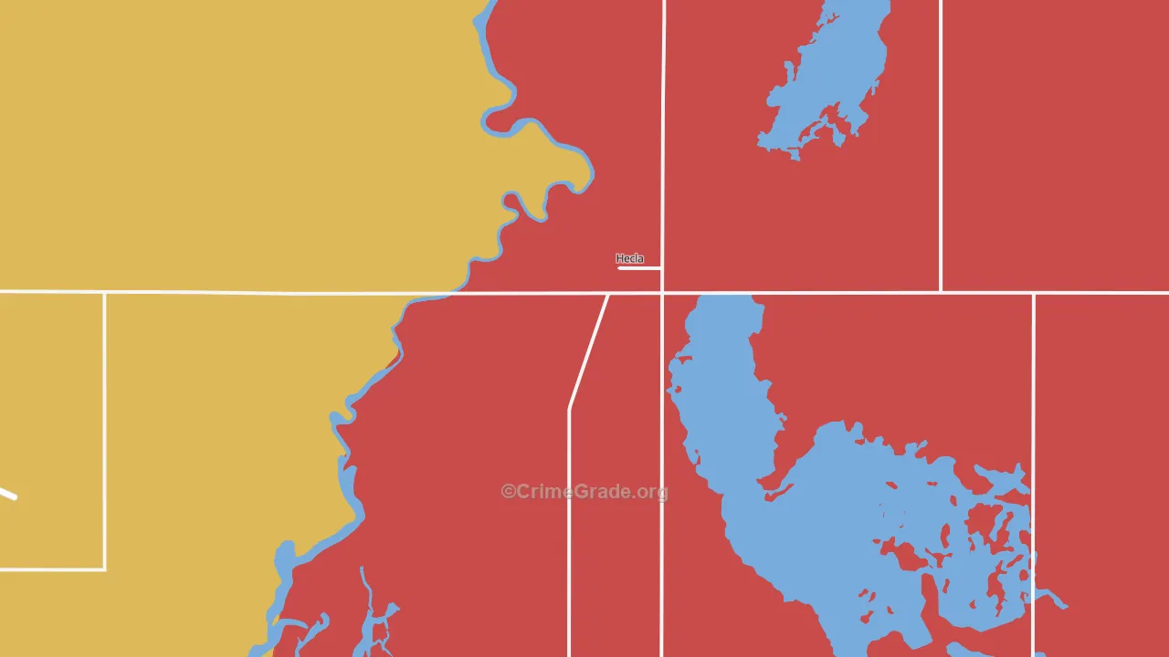 57446, SD Map of Drug-Related Crime Rates