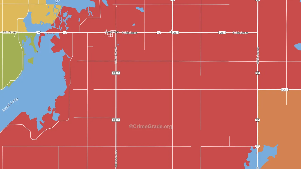 57449, SD Map of Drug-Related Crime Rates