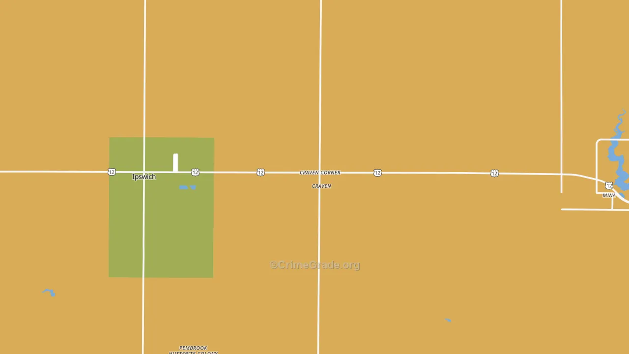 57451, SD Map of Drug-Related Crime Rates
