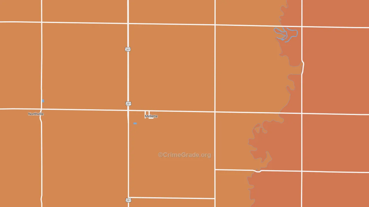 57461, SD Map of Drug-Related Crime Rates