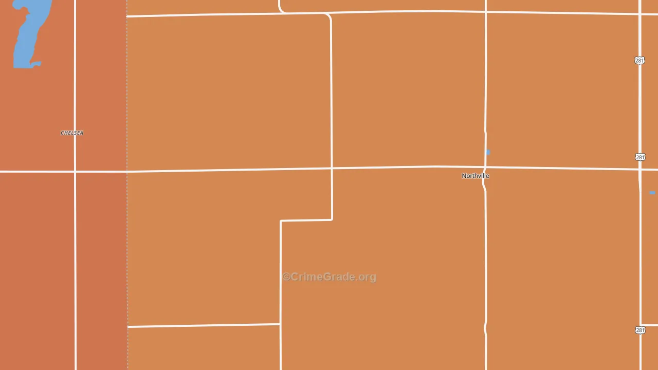 57465, SD Map of Drug-Related Crime Rates