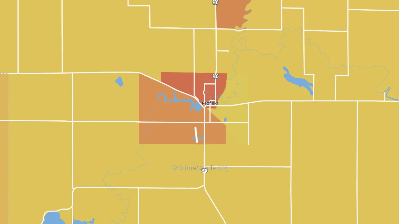 57469, SD Map of Drug-Related Crime Rates