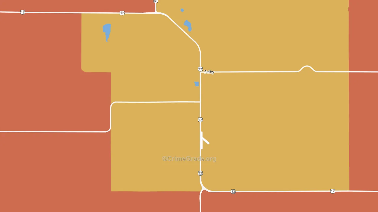 57472, SD Map of Drug-Related Crime Rates