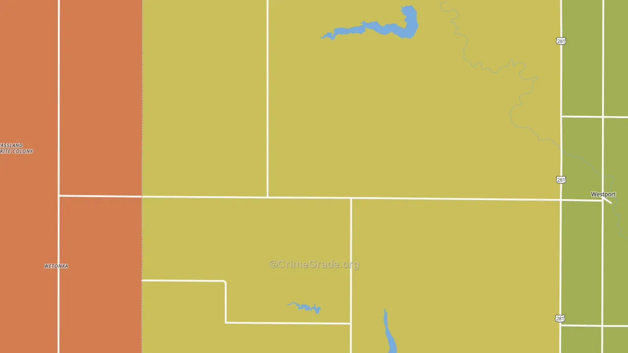 57481, SD Map of Drug-Related Crime Rates