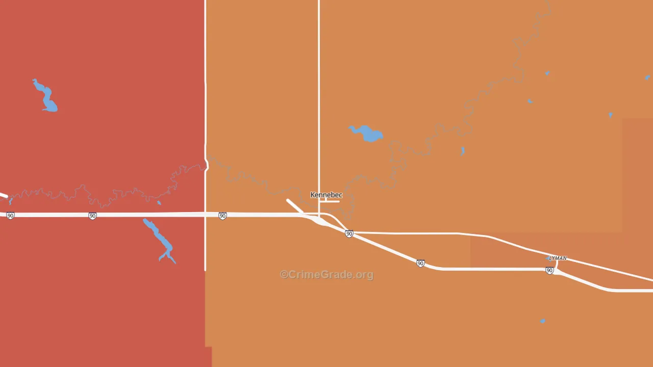 57544, SD Map of Drug-Related Crime Rates