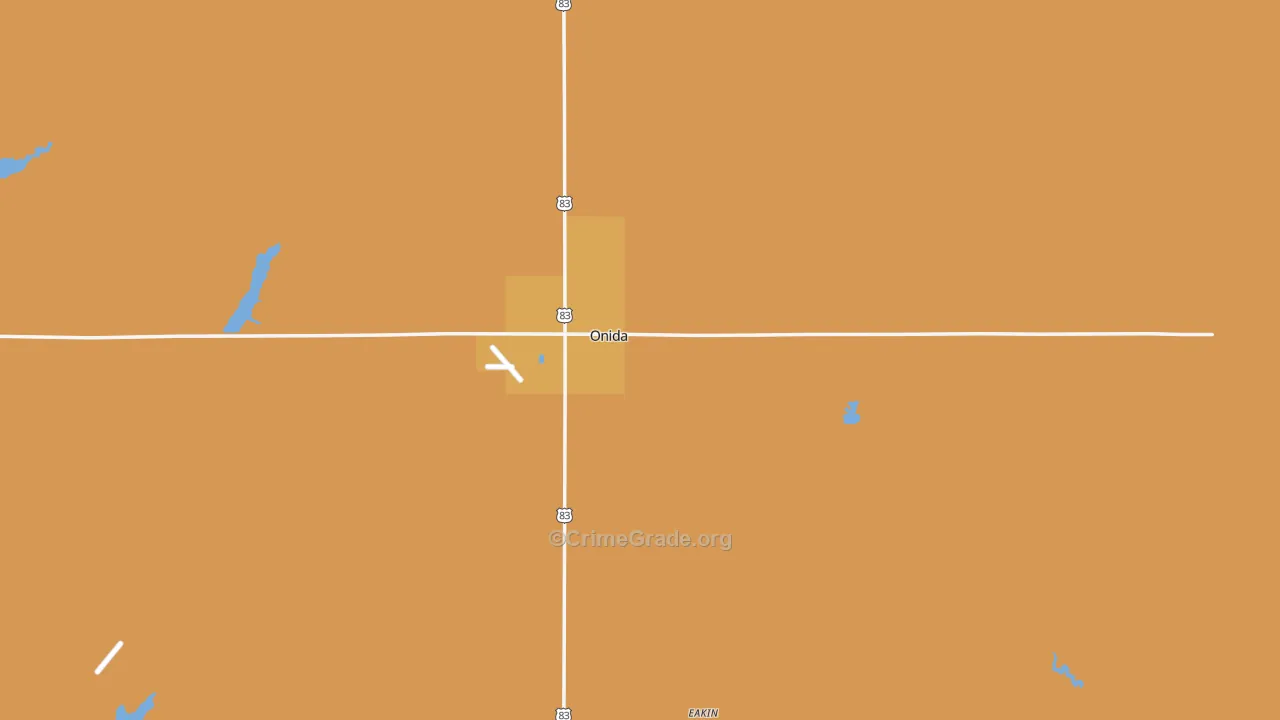 57564, SD Map of Drug-Related Crime Rates