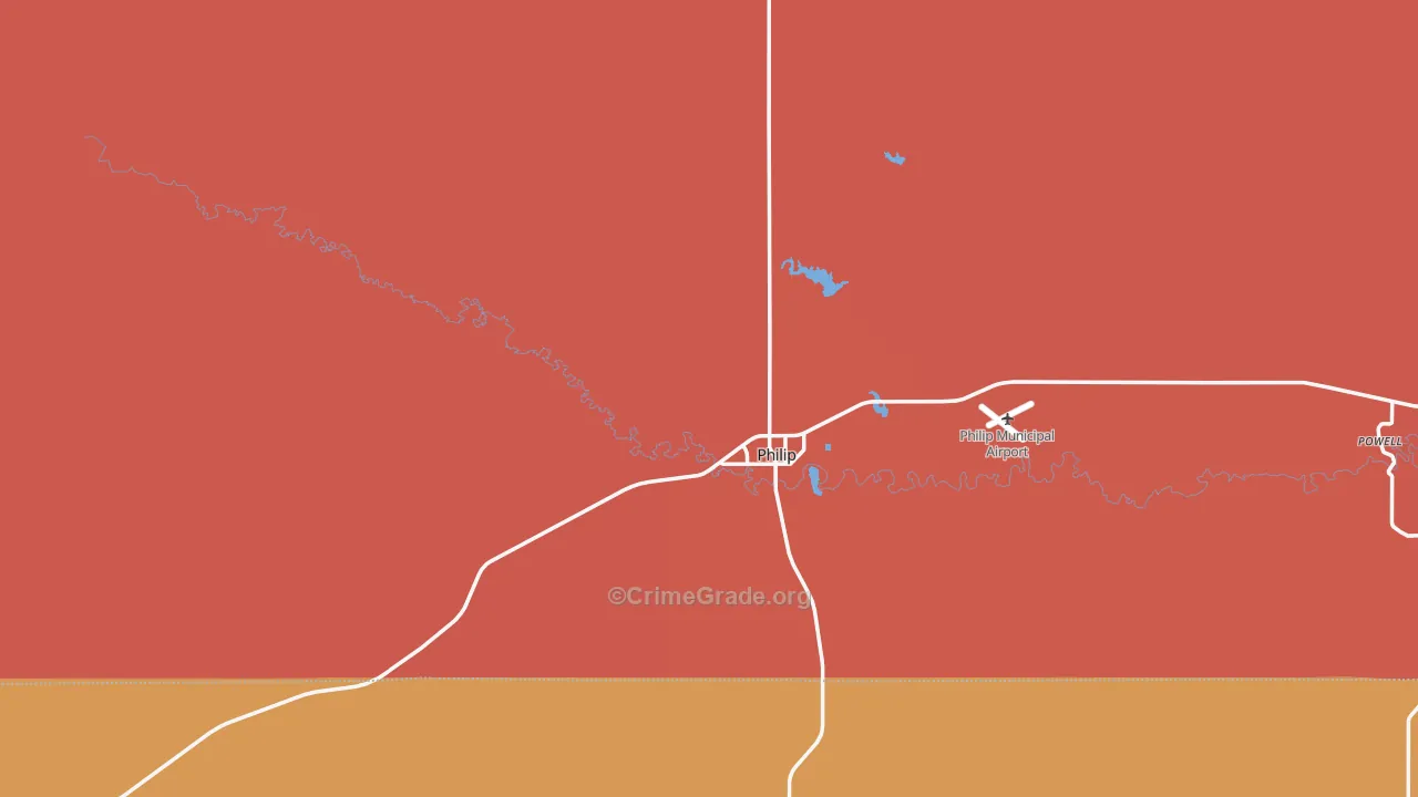 57567, SD Map of Drug-Related Crime Rates