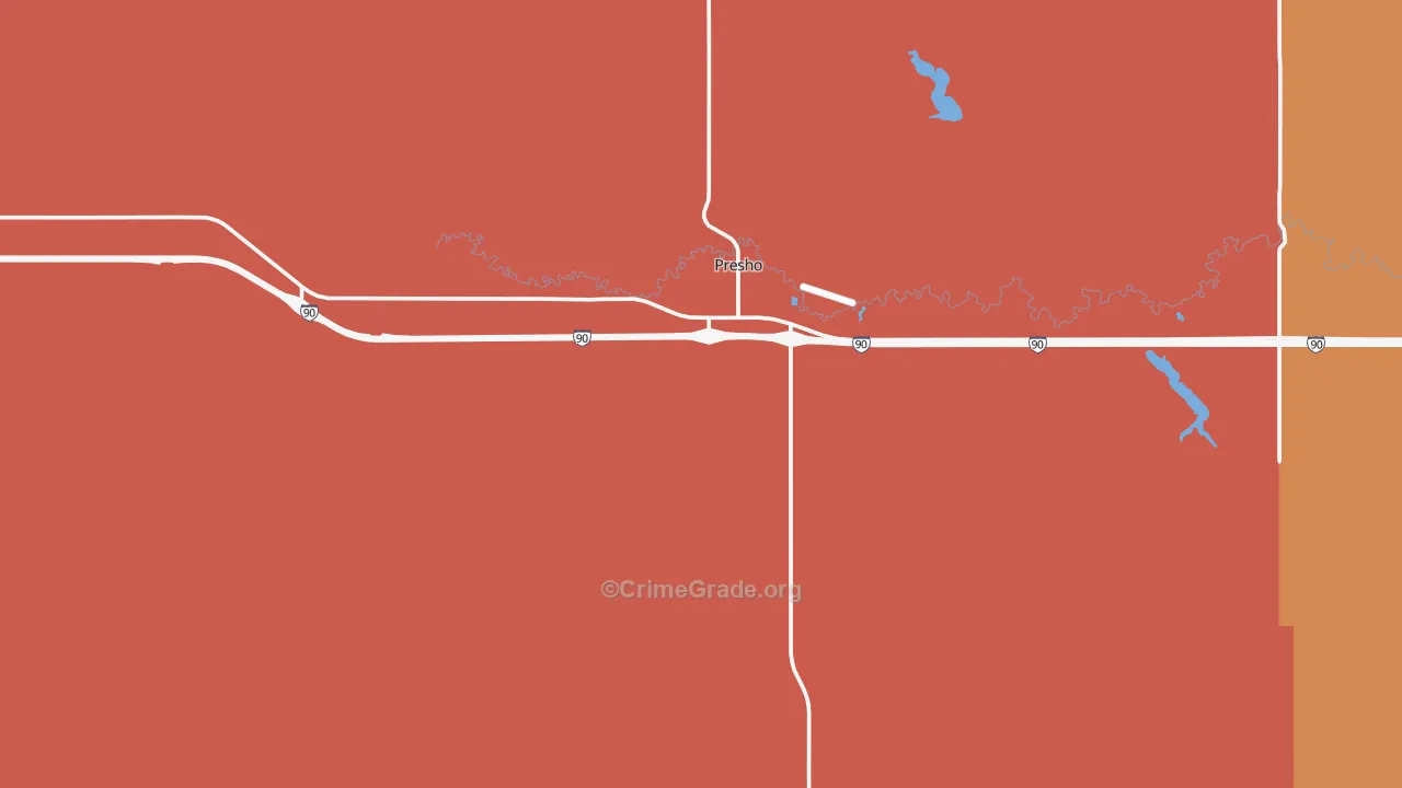57568, SD Map of Drug-Related Crime Rates