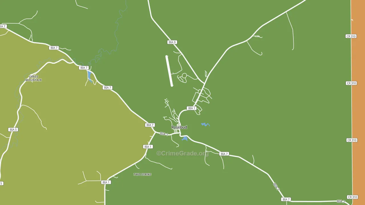 57570, SD Map of Drug-Related Crime Rates