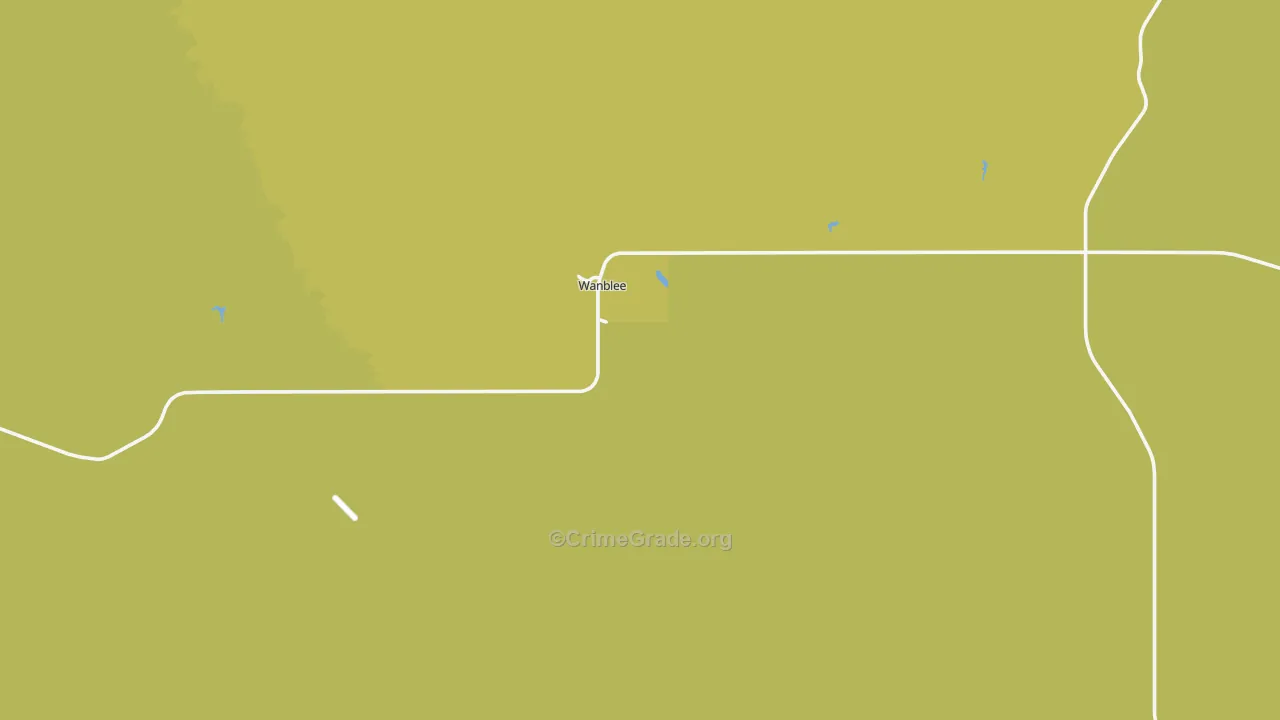 57577, SD Map of Drug-Related Crime Rates