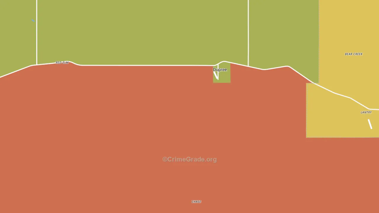 57623, SD Map of Drug-Related Crime Rates
