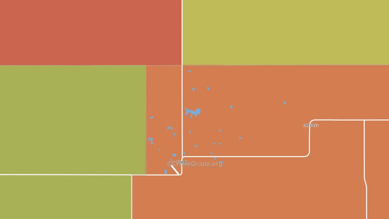 57633, SD Map of Drug-Related Crime Rates