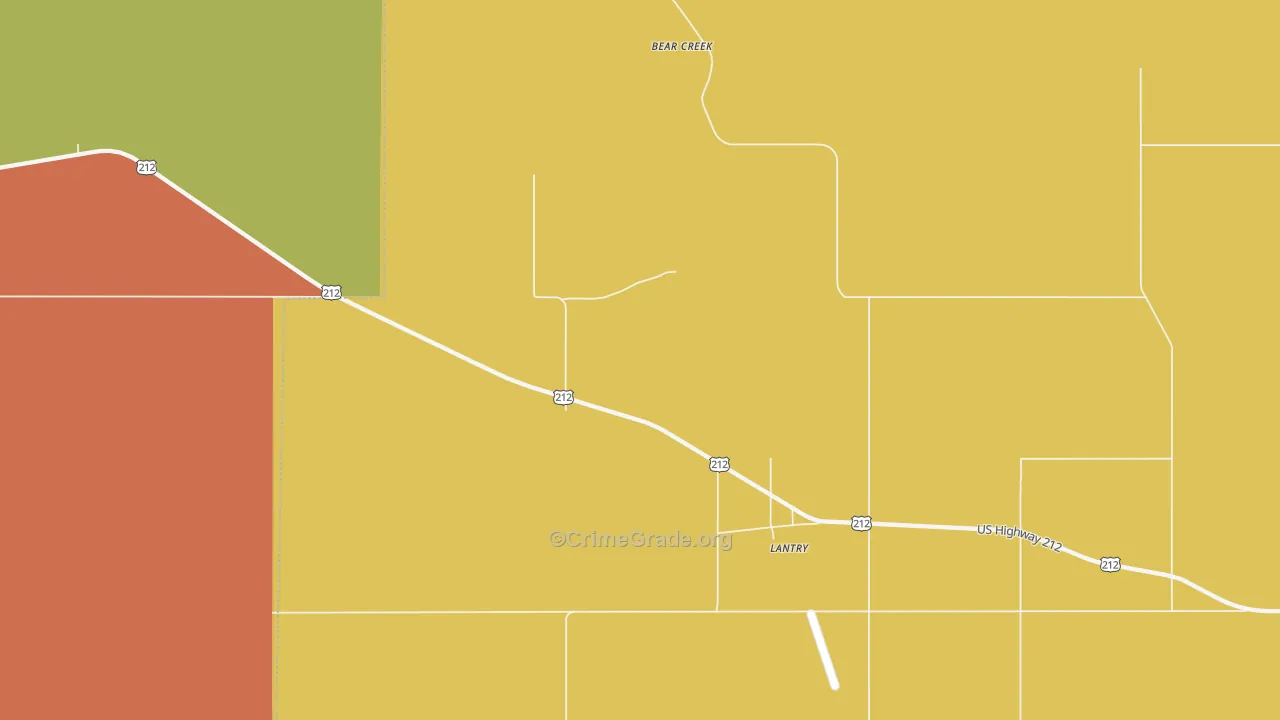 57636, SD Map of Drug-Related Crime Rates