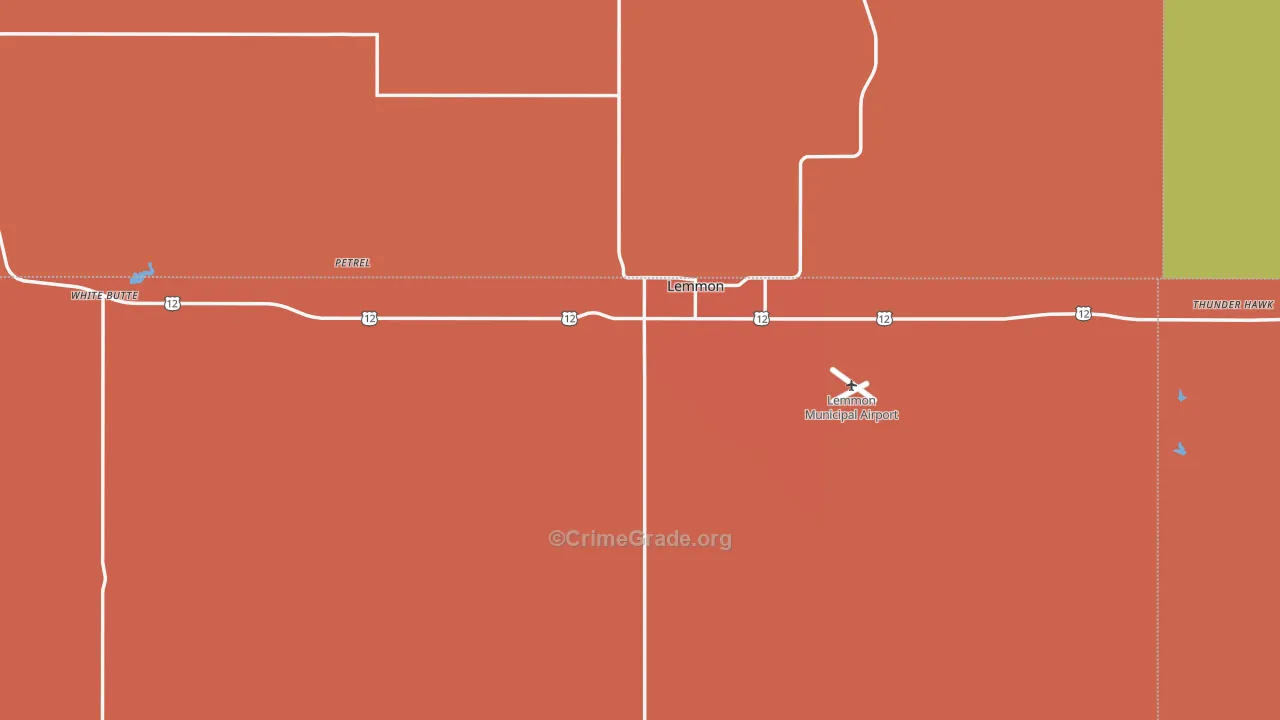 57638, SD Map of Drug-Related Crime Rates