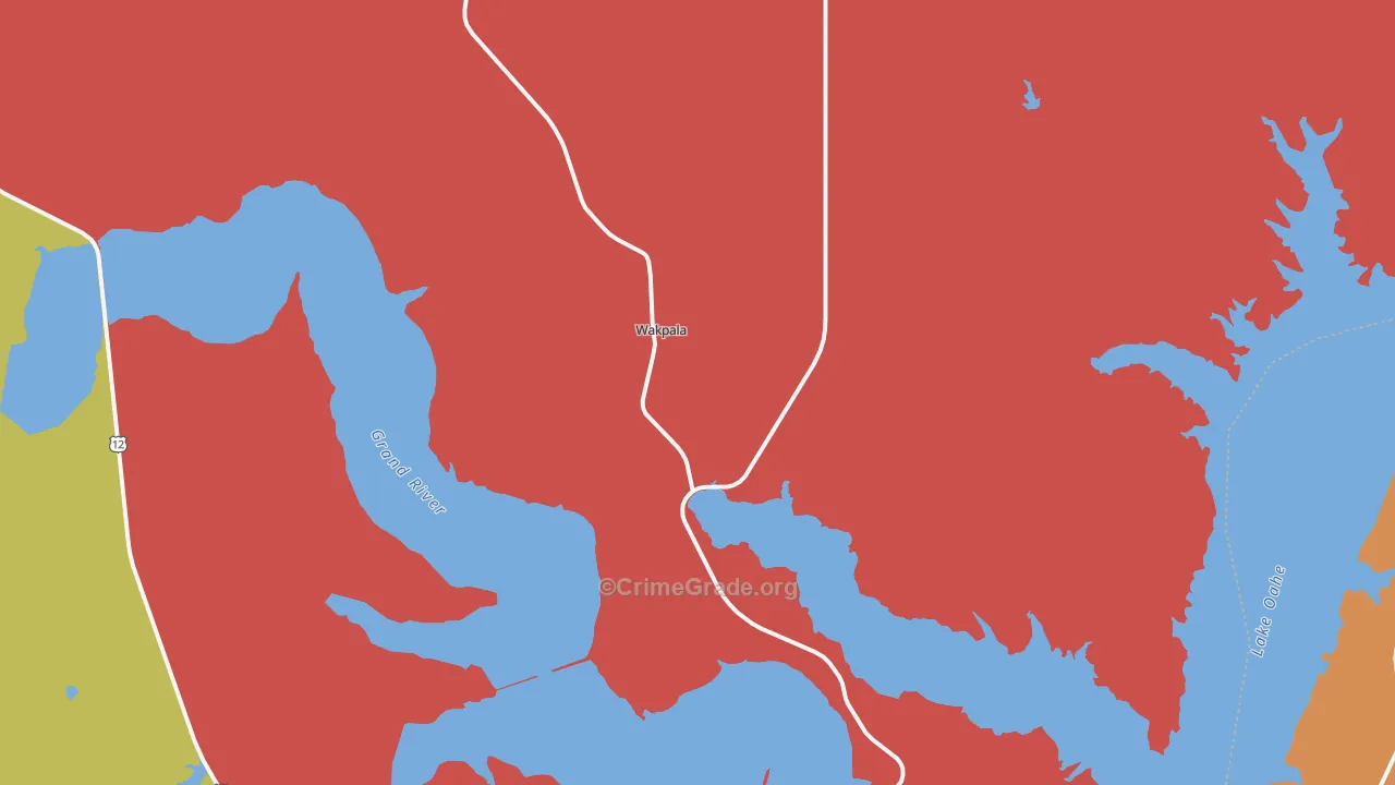 57658, SD Map of Drug-Related Crime Rates